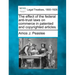 The Effect of the Federal Anti-Trust Laws on Commerce in Patented and Copyrighted Articles.