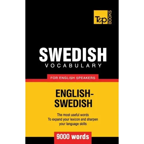 Swedish vocabulary for English speakers - 9000 words