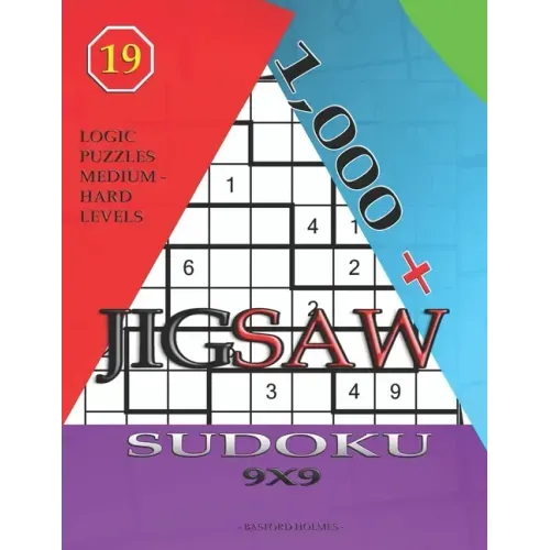 1,000 + sudoku jigsaw 9x9: Logic puzzles medium - hard levels
