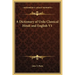 A Dictionary of Urdu Classical Hindi and English V1
