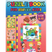 Puzzle book for clever kids age 8-12: Kids activity book - Word Search, Sudoku, Trivia, Tic tac toe, Mazes and Coloring pages