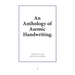 An Anthology of Asemic Handwriting