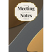 My Boring Meeting Survival Guide & Notes: 6x9 Meeting Notebook and Puzzle Book