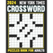 2024 New York times Crossword Puzzles Book For Adults: Solve Puzzles Featuring Historical Figures, Events, Celebrities And More