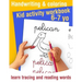Handwriting and coloring - Kid activity workbook - learn tracing and reading words - 6/7 yo: Learn handwriting and get fun coloring animals - Handwrit