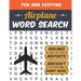 Airplane Word Search: Airline Pilot Gifts Aviation Themed Puzzles for Adults