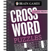 Brain Games - Large Print: Crossword Puzzles (Dark Gray)