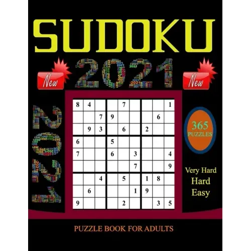Sudoku Puzzle Book for Adults: 365 Easy to Very hard Sudoku Puzzles with Solutions paperback game suduko puzzle books for adults large print sudoko .