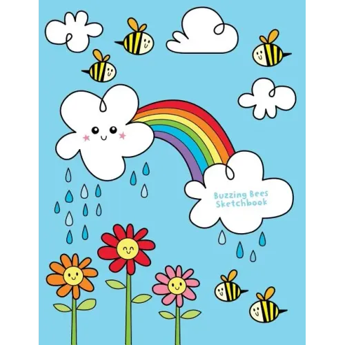 Buzzing Bees Sketchbook: Jumbo Drawing Pad For Sketching, Doodling And Coloring