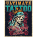 Ultimate Tattoo Coloring Book: Over 180 Coloring Pages For Adult Relaxation With Beautiful Modern Tattoo Designs Such As Sugar Skulls, Hearts, Roses