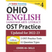 Ohio State Test Prep: Grade 4 English Language Arts Literacy (ELA) Practice Workbook and Full-length Online Assessments: OST Study Guide