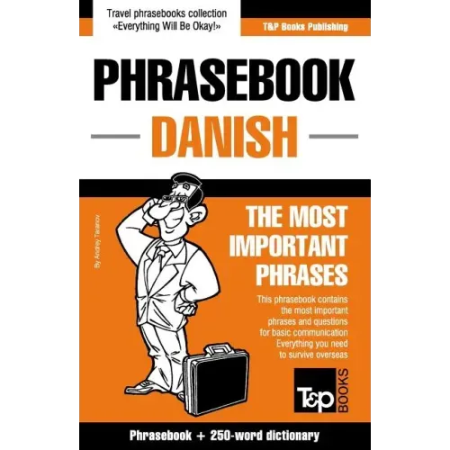 English-Danish phrasebook and 250-word mini dictionary