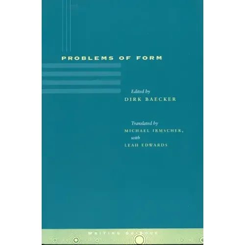 Problems of Form