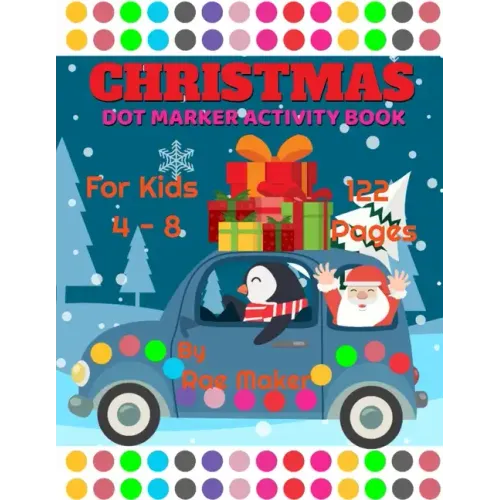Christmas Dot Marker Activity Book for Kids 4 - 8