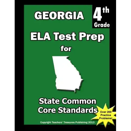 Georgia 4th Grade ELA Test Prep: Common Core Learning Standards