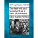 The Last Will and Testament as a Form of Literature.