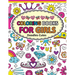 Coloring Book for Girls Doodle Cutes: The Really Best Relaxing Colouring Book For Girls 2017 (Cute, Animal, Dog, Cat, Elephant, Rabbit, Owls, Bears, K