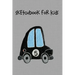 Sketchbook for Kids: Black Car