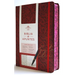 Biblia de Apuntes Rvr 1960 Tapa Dura, Vino Tinto (Edición Cantos Pintados) / Spanish Journalling Bible Rvr 1960 Hardcover Burgundy