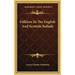 Folklore In The English And Scottish Ballads