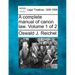 A Complete Manual of Canon Law. Volume 1 of 2