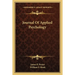 Journal Of Applied Psychology