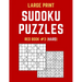 Large Print Sudoku Puzzles Red Book #3 (Hard): Hard Sudoku Puzzle Book including Instructions and Answer Keys