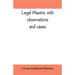 Legal maxims with observations and cases