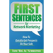 First Sentences For Network Marketing