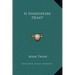 Is Shakespeare Dead?
