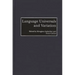 Language Universals and Variation