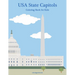USA State Capitols Coloring Book for Kids