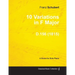 10 Variations in F Major D.156 - For Solo Piano (1815)