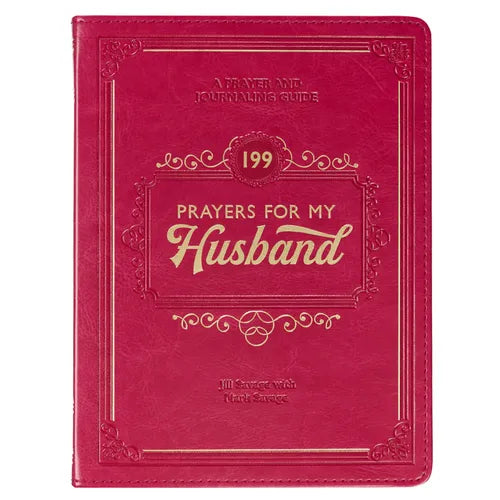 Gift Book 199 Prayers for My Husband Faux Leather