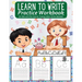 Learn to Write Practice Workbook: : Preschool Workbook for Toddlers - Activities Handwriting Practice Alphabet - Workbook for Preschoolers - Learning