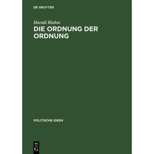 Die Ordnung der Ordnung
