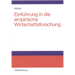 Einführung in die empirische Wirtschaftsforschung