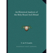 An Historical Analysis of the Holy Royal Arch Ritual