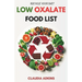 Low Oxalate Food List: A Comprehensive List of Over 800 Foods and Products Rated for You