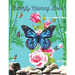 Butterfly Coloring Book: Butterfly Lover Gifts for Toddlers, Kids Ages 2-4, 4-8, Girls Ages 8-12 or Adult Relaxation - baby Birthday Coloring Book .