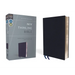 NIV, Thinline Bible, Bonded Leather, Navy, Red Letter Edition