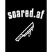Scared.af: Sketchbook For Drawing 200 Sheets - 5 Year Anniversary Gift For Wife - Paperback Sketch Pages How To Draw Horror Movie Characters - True Cr