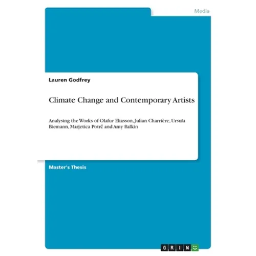 Climate Change and Contemporary Artists: Analysing the Works of Olafur Eliasson, Julian Charrière, Ursula Biemann, Marjetica Potrč and Amy Balkin
