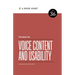 Voice Content and Usability