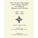 New Mexico Marriages: Santo Tomás Apostol de Abiquiú 1829-1837, 1845-1853