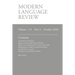 Modern Language Review (115: 4) October 2020