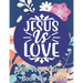 Jesus Is Love: Bible Verse Coloring Book for Adults (For Stress Relief and Relaxation