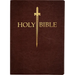 KJV Sword Bible, Large Print, Dark Mahogany Genuine Leather, Thumb Index: (Red Letter, Premium Cowhide, Brown, 1611 Version)