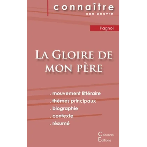 Fiche de lecture La Gloire de mon père de Marcel Pagnol (analyse littéraire de référence et résumé complet)
