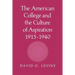 The American College and the Culture of Aspiration, 1915-1940